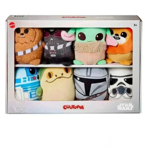Disney 100 Star Wars Cuutopia 5” Plush 8-Pack - BRAND NEW IN BOX!